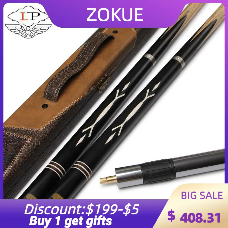 

Бильярдный Доминатор LP, бильярдный кий 3/4, разделенный кончик 9,8-10 мм, профессиональный вал из Эбенового дерева, стык с металлическим растягивающимся удлинителем