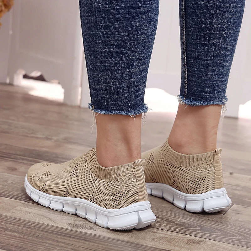Women's Luxury Flat Shoes Sports Comfortable Shoe Platform Woman Flats Elegant Low Heel Ballet Moccasins Spring 2023 Running