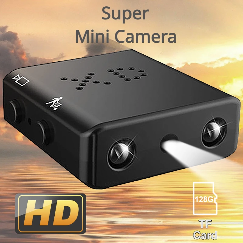 

XD Mini HD Camera with Human Detection Monitoring Security Protection Car DVR Video Record Monitoring Portable