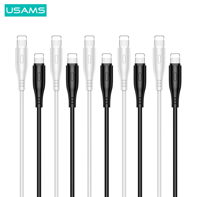 USB-кабель для зарядки и передачи данных USASM, 10 шт., U18, 1 м, 2 А, Кабель с разъемом Lightning, Type-C, Micro USB, телефонный кабель для iPhone 13, 12, 11, iPad, Huawei, Xiaomi