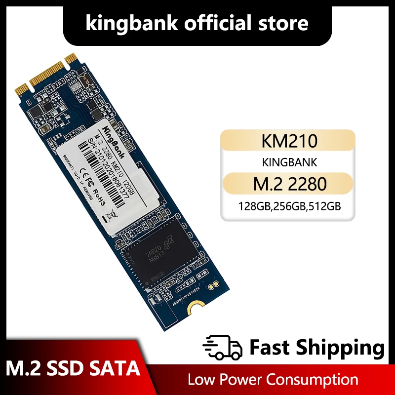 Kingbank official SSD M.2 SATA SSD 64GB 128GB 240GB 256GB HDD SSD M2 NGFF SSD M.2 2280 mm HDD Disco Duro For Computer Laptop