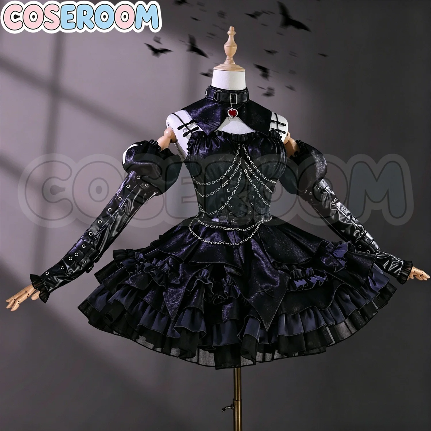 Фото Костюм для косплея COSEROOM-SR GAME Rain Ame-chan из аниме NEEDY GIRL OVERDOSE, униформа для ролевых игр на Хэллоуин №1