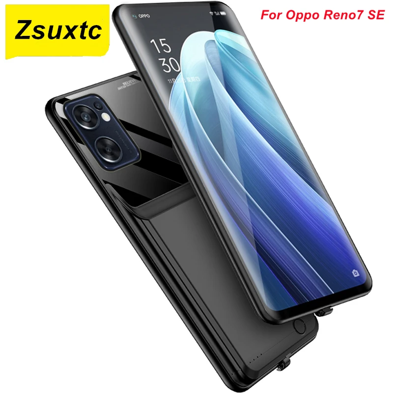 

10000 мАч для Oppo Reno 7 Pro Чехол для аккумулятора Smart Reno7 Pro зарядное устройство чехол s чехол внешний аккумулятор для Oppo Reno 7 Pro Чехол для аккумулято...