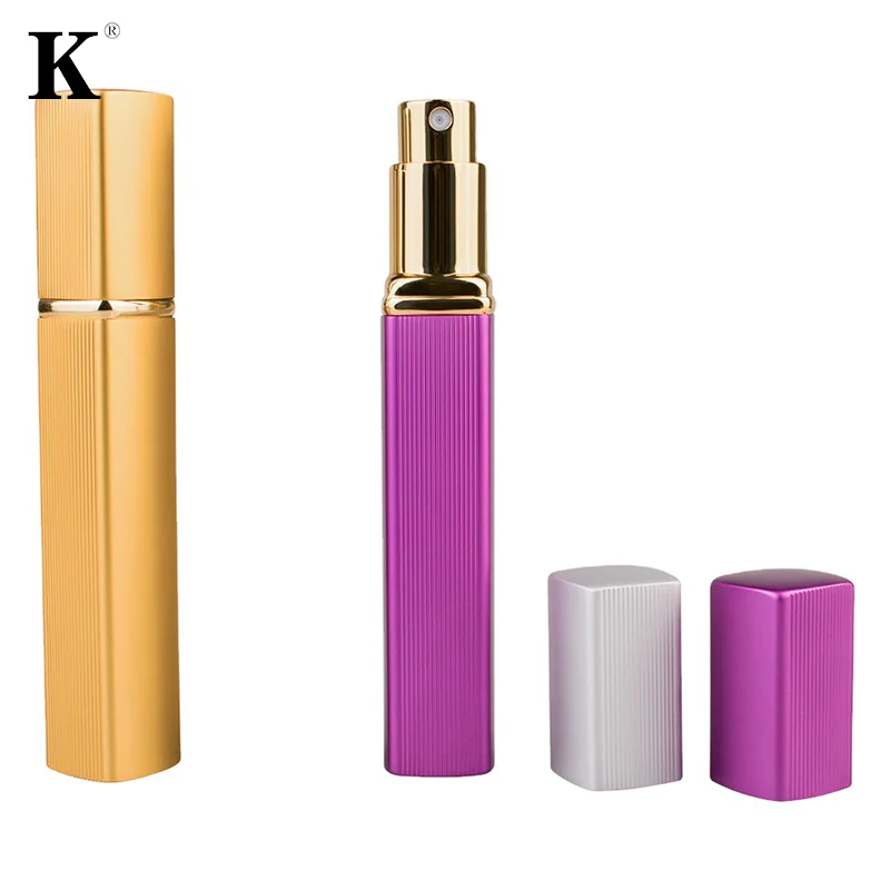 

1 Pcs 10Ml Rechargeable Portable Mini Perfume Bottle And Traveler Aluminum Spray Atomizer Empty Cosmetics As Gifts