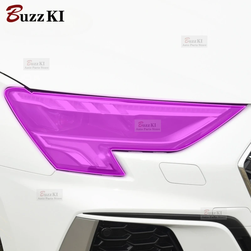 Для Audi A3 8Y 2021-2023 Автомобильная внешняя пленка из ТПУ для фар Защитная против