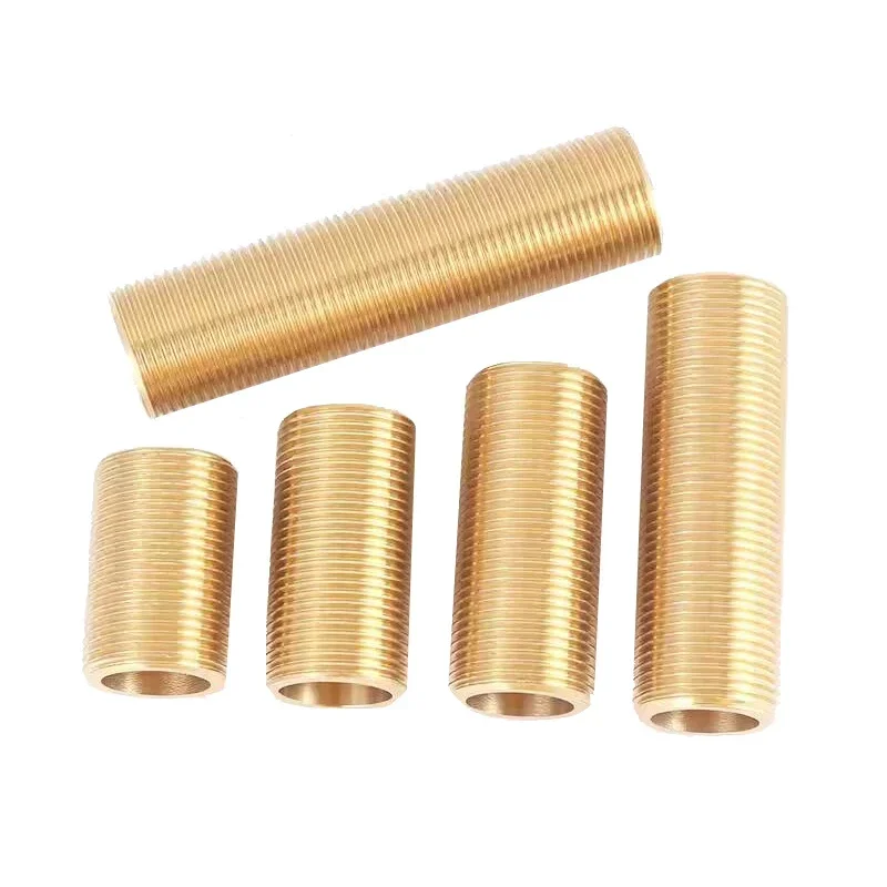 

1/8 "1/4" 3/8 "1/2" 3/4 "1" BSP наружная резьба латунный длинный ниппельный фитинг для труб полная резьба соединительный адаптер