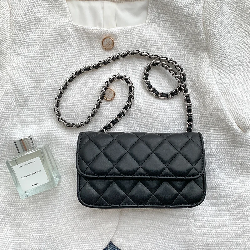 

Trend Fashion Quilted Bags for Women 2022 High-quality PU Leather Chain Underarm Shoulder Bags Luxury Designer Crossbody Bags
