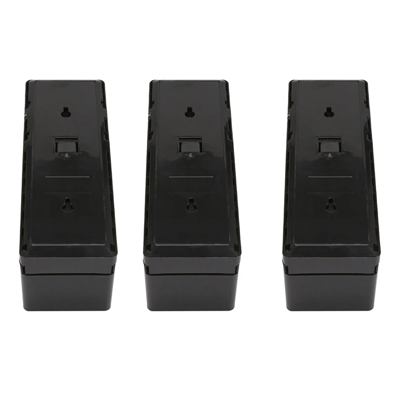 

3X LCD Automatic Aerosol Dispenser Luxurious Auto Toilet Home Disinfector Full Black Shell Suit For 300Ml Cans