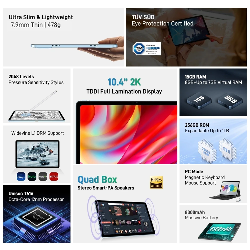 DOOGEE T20 Tablet 10.4