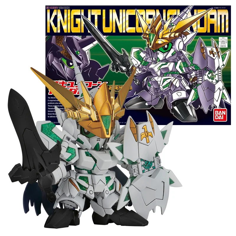 

Bandai Genuine Gundam Model Kit Anime Figure SD BB 378 Unicorn Gundam Collection Gunpla Anime Action Figure Toys for Children