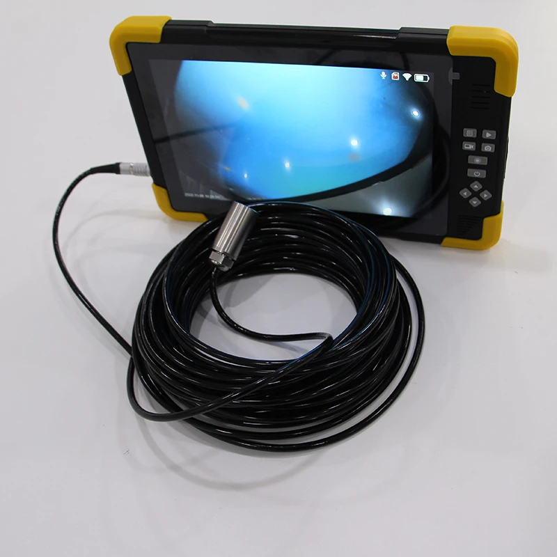 

10.1 inch recordable DVR 20m soft wire Deep underwater drain sewer water Well pipe manhole Video Inspection Camera