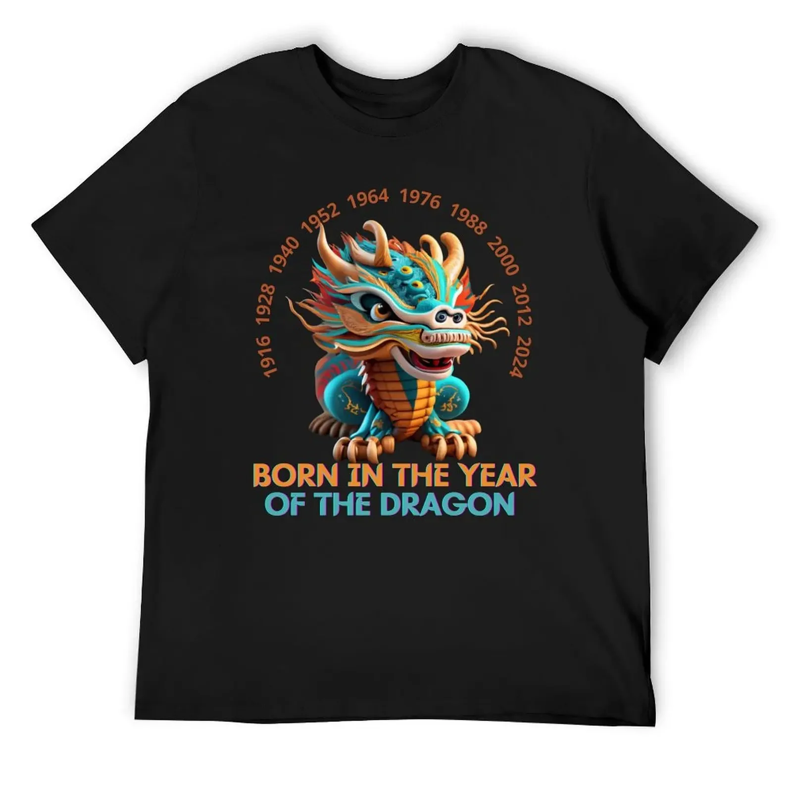 Футболка Born In The Year Of Dragon Baby с животным принтом для мальчиков и белая рубашка на