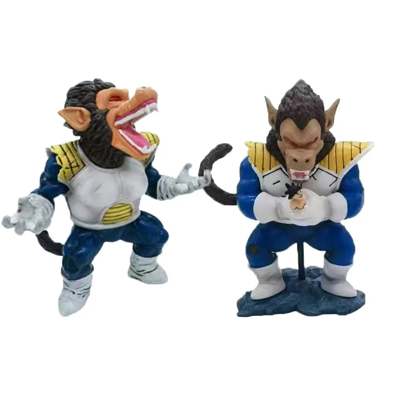 

Новинка семь Драконий жемчуг Q версия большой Ape Vegeta Ручная фиксация Goku ручная модель коробка для кукол машинка украшения