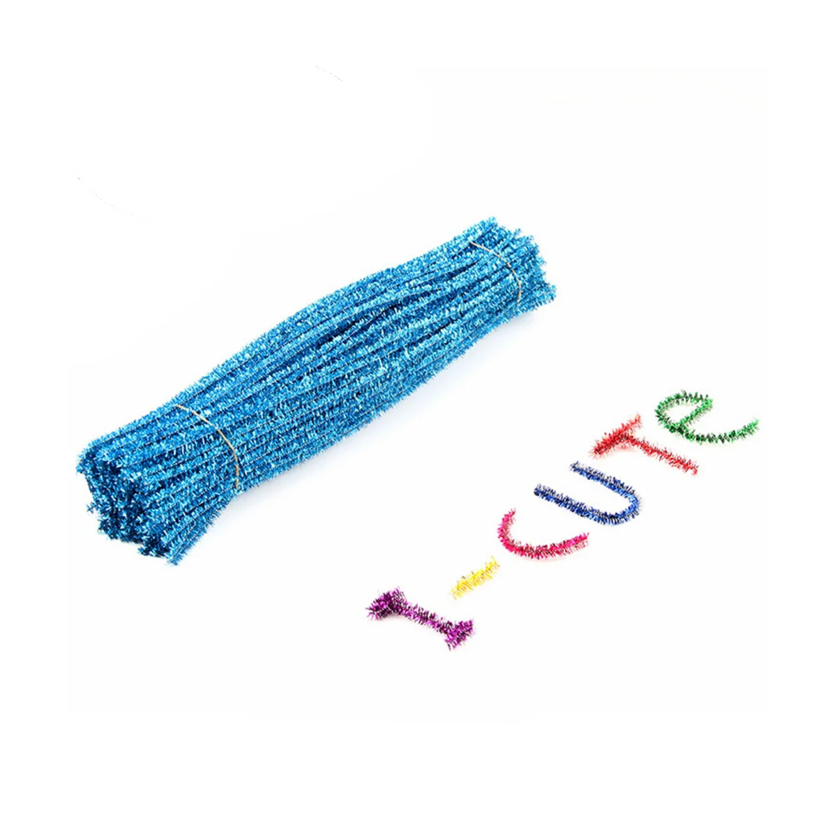 

Pipe Cleaners Stems Chenille Craft Christmas Glitter Diysupplies Twisted Stem Cleaner Fuzzycolorful Funny Sticks Tinselbulk Gift