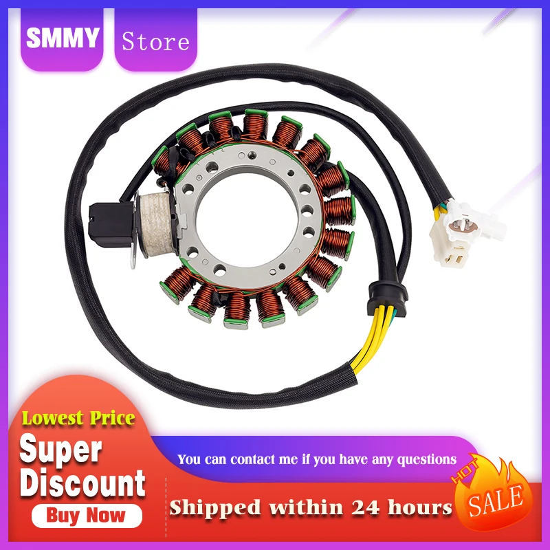 

Катушка статора генератора мотоцикла для YAMAHA YFM350 YFM350X YFM350U YFM350FW Big Bear YFM400FW Kodiak YFM350ER