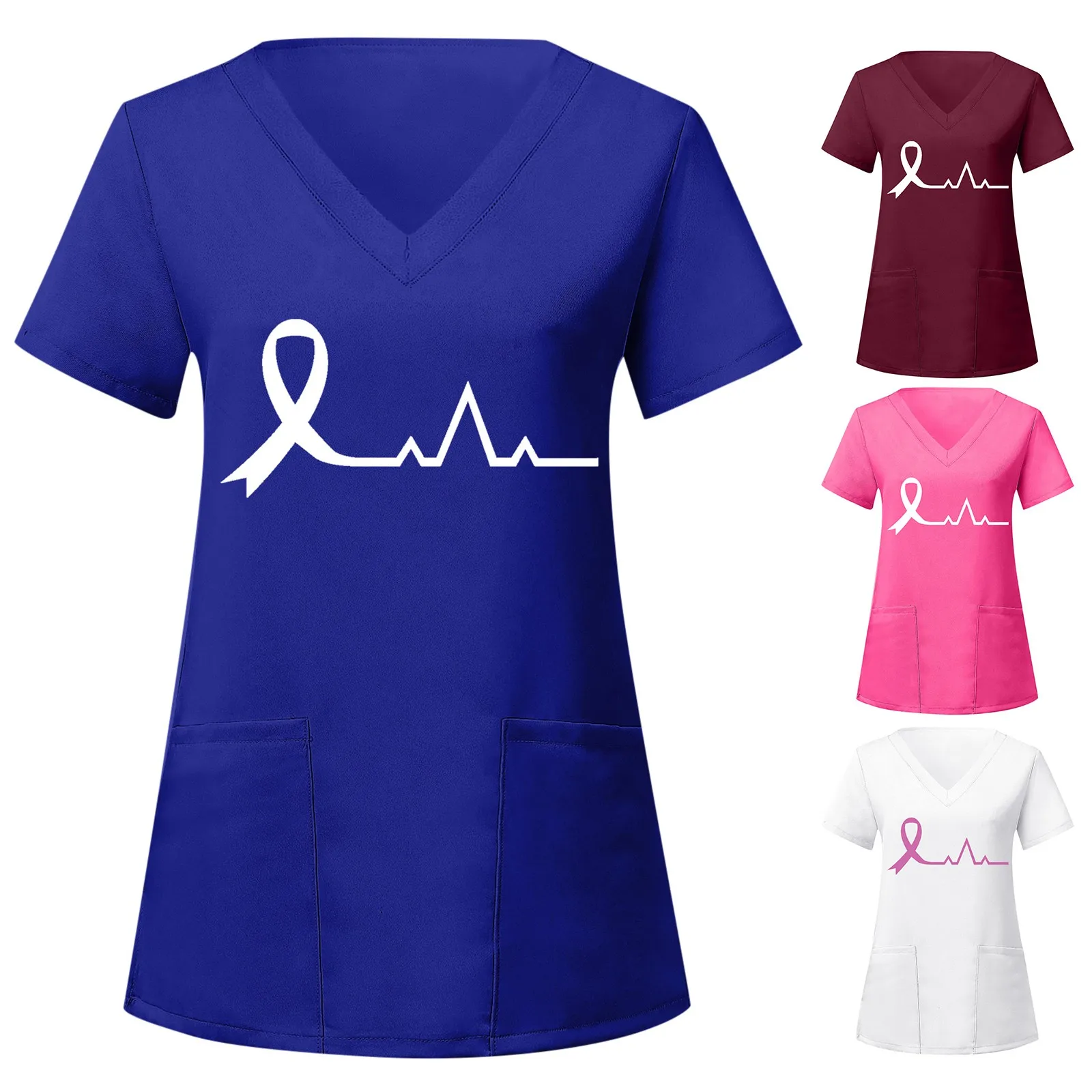 Женская униформа медсестры KANCOOLD хлопковая блузка из микрофибры и полиэстера с