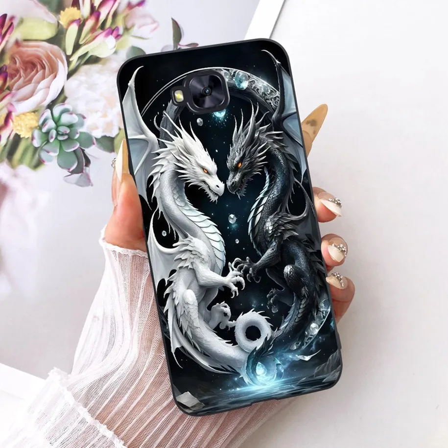 Фото Силиконовый чехол для Asus Zenfone 4 Selfie ZD553KL X00LD / 4 Selfie Pro ZD552KL Z01MD, чехол для телефона, мягкий чехол из ТПУ с крутым мультяшным рисунком №5