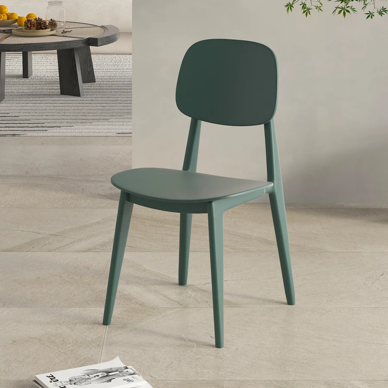 

Plastic Kitchen Dining Chairs Salon Nordic Modern Luxury Dining Chairs Office Sillas De Comedor Dining Room Furniture WK50CY