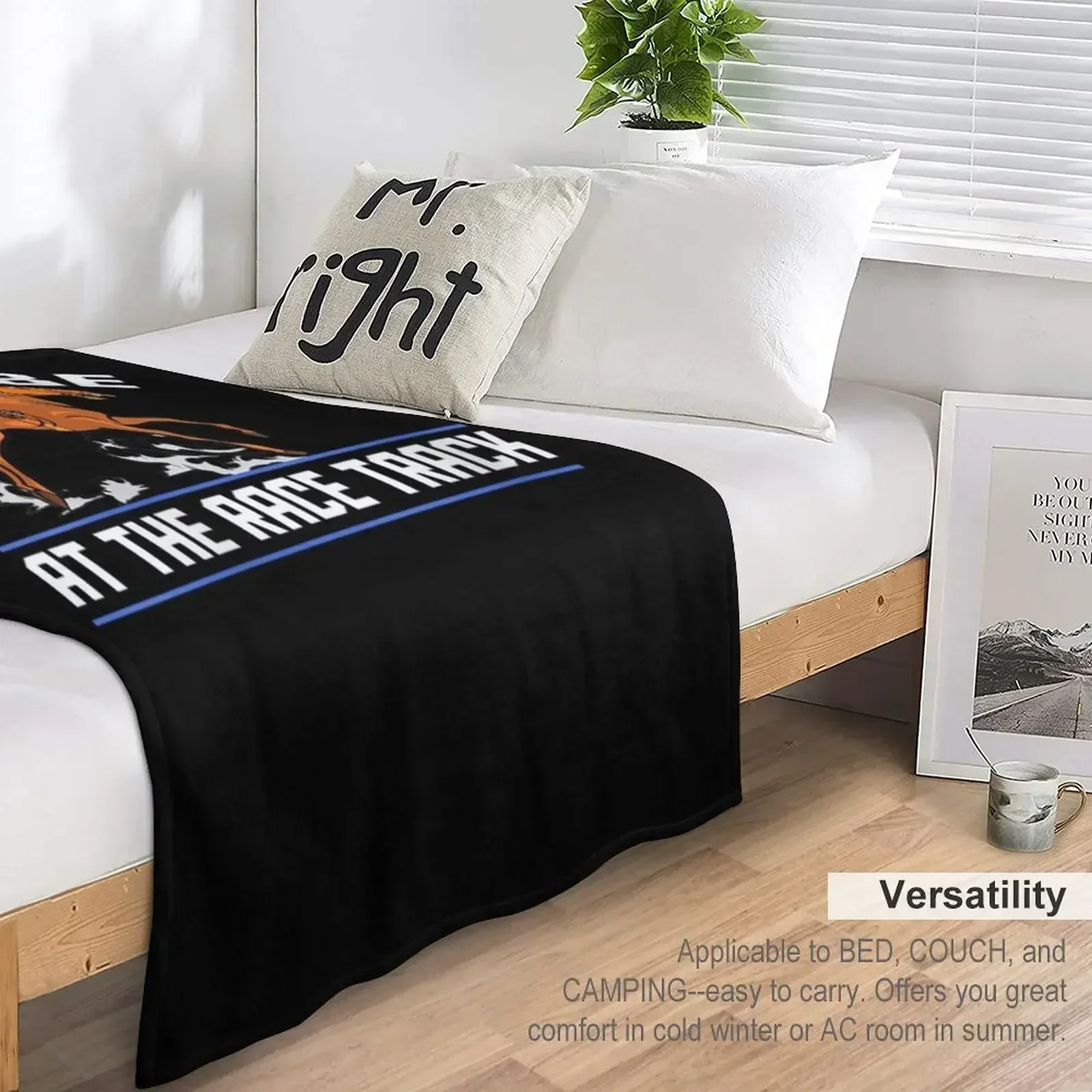 Одеяло Id Rather Be At The Race Track мягкие одеяла