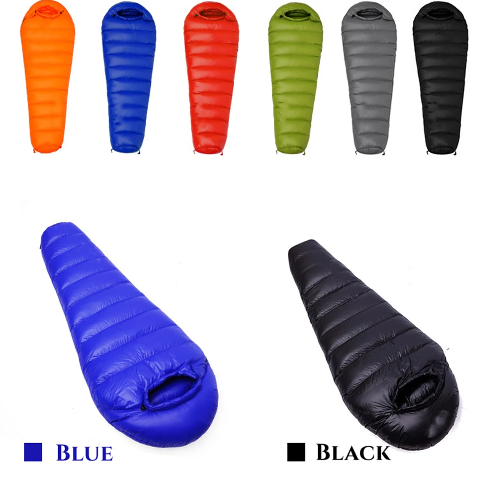 

Ультралегкий 95% гусиный пух, наполненный спальный мешок для мам, водонепроницаемый 3-х сезонный пуховый спальный мешок для кемпинга, Путешествий, Походов
