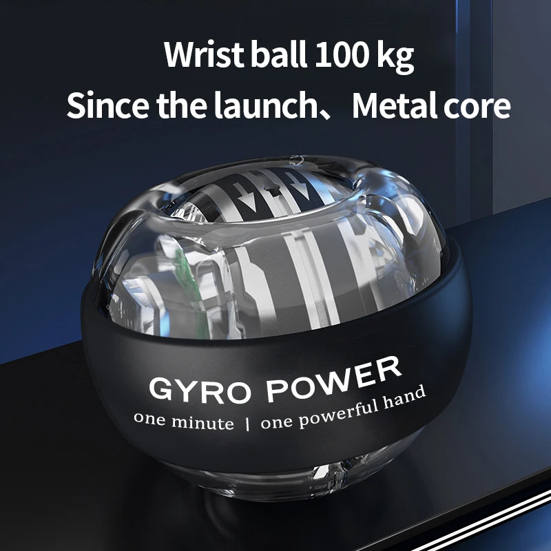 

Wrist Power Ball Self-Starting Male Grip Power Ball Arm Power Wrist Metal 200 Silent Centrifugal Fitness Wrist Power Device