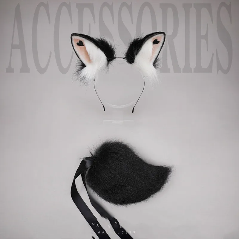 

Cartoon Cat Ears Headband Headwear Fur Ear Cat Cosplay Head Band Hair Accessories for Women Girls Kid Party Lolita Cosplay Ears