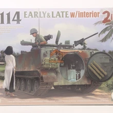 Takom 2154 1/35 M114 Early & Late Production (2-in-1) w/Interior Model Kit