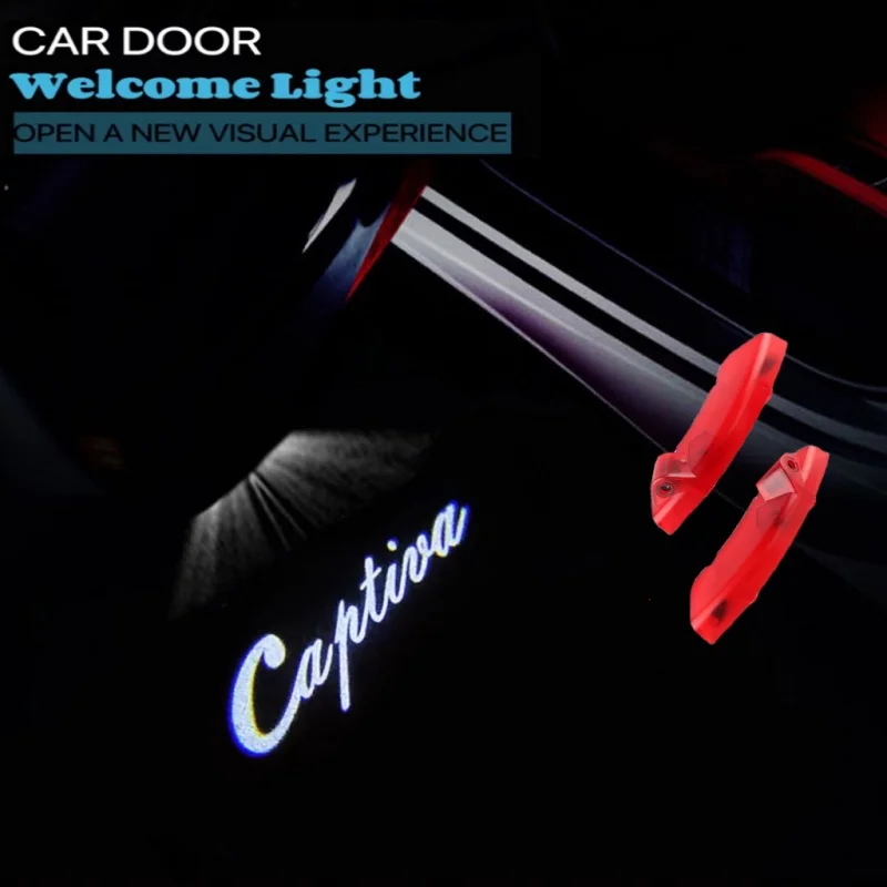 2 шт. беспроводной светодиодный дверной логотип лампа приветствия тень лазерная