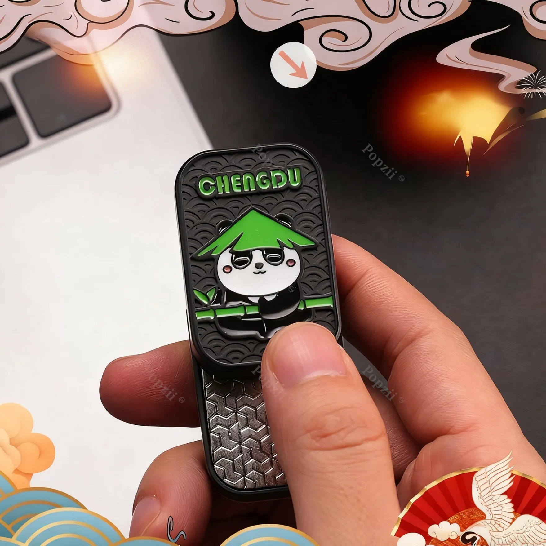 Фото CHAOTING EDC из цинкового сплава, неограниченное количество слайдеров, офисные гаджеты для снятия стресса, крутой гаджет Juguetes, анти Ansiedad №4