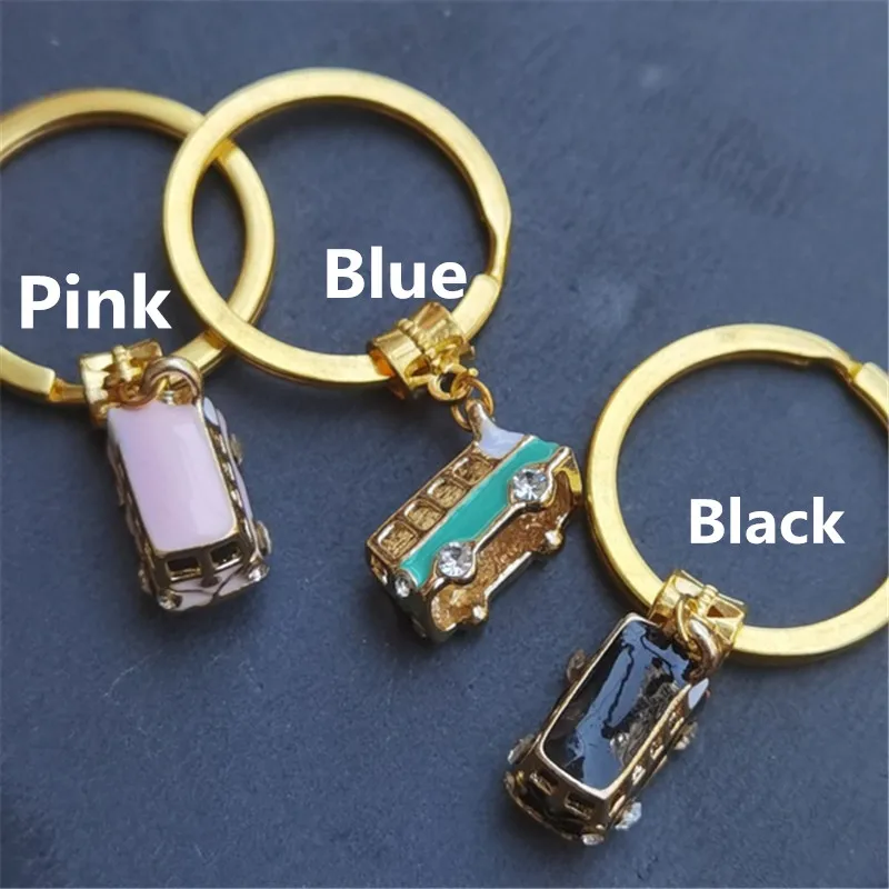 Брелок для ключей с изображением пляжа фургона брелок пляжного автобуса