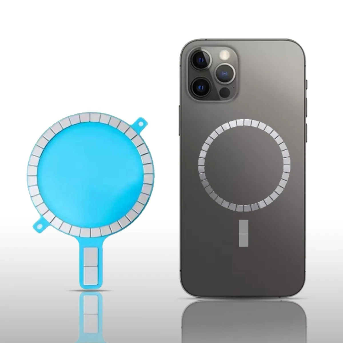 Магнитный круглый стикер GUUGEI для беспроводной зарядки Magsafe, магнитное кольцо, стикер, зарядный диск для iPhone 14 13 12 mini pro max