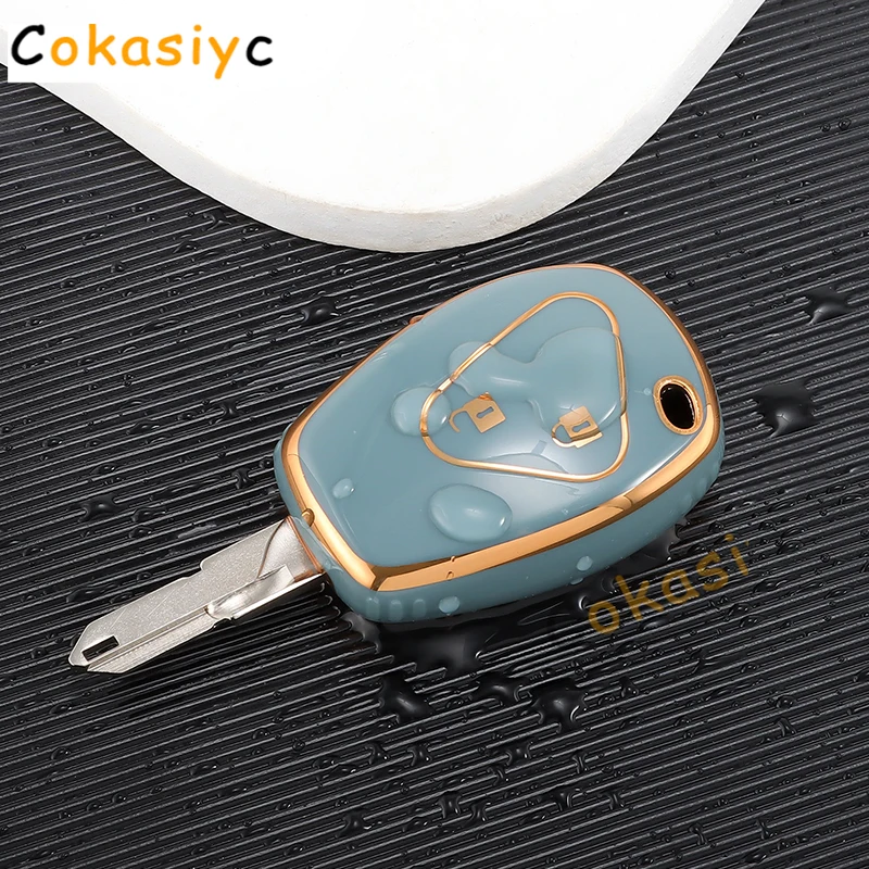 Чехол для ключей из ТПУ брелок Renault Megane Duster Modus Espace Laguna Logan DACIA Sandero Fluence Clio Kango 2