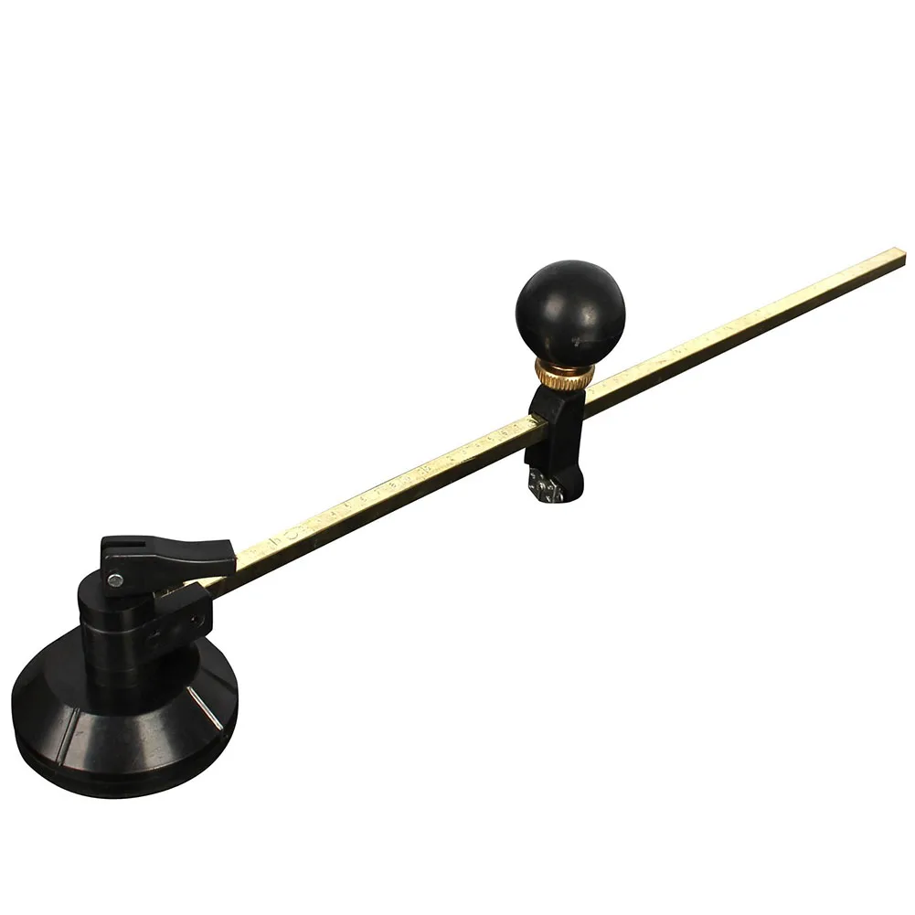 

6 колес, присоска, регулируемый строительный инструмент, легкая в эксплуатации резка для окон и стекла со шкалой, Простой круговой