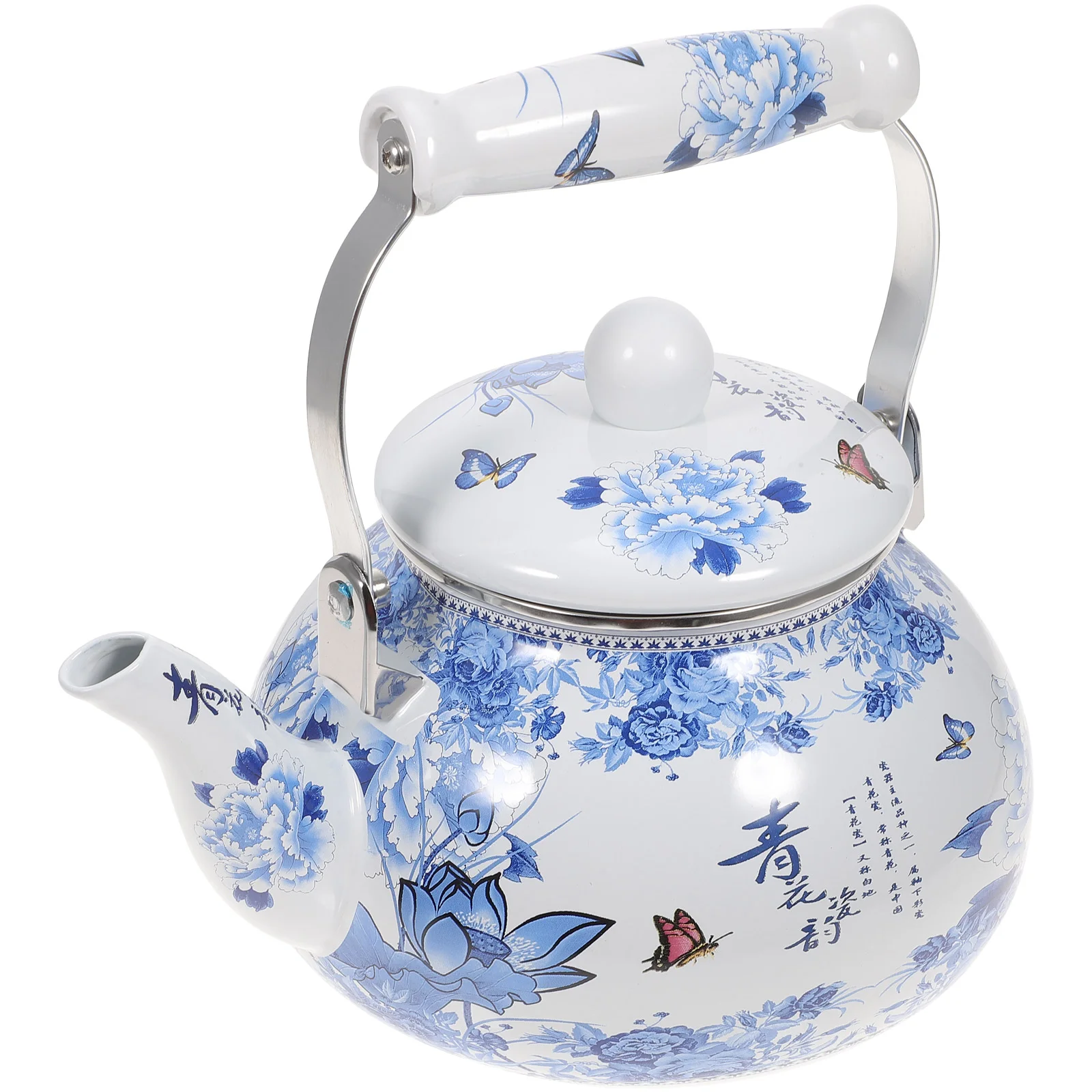 

Kettle Teapot Coffee Stovetop Stove Tea Enamel Pour Drip Pot Turkish Porcelain Floraltop Hob Ceramic Induction Pots Gas Kettles