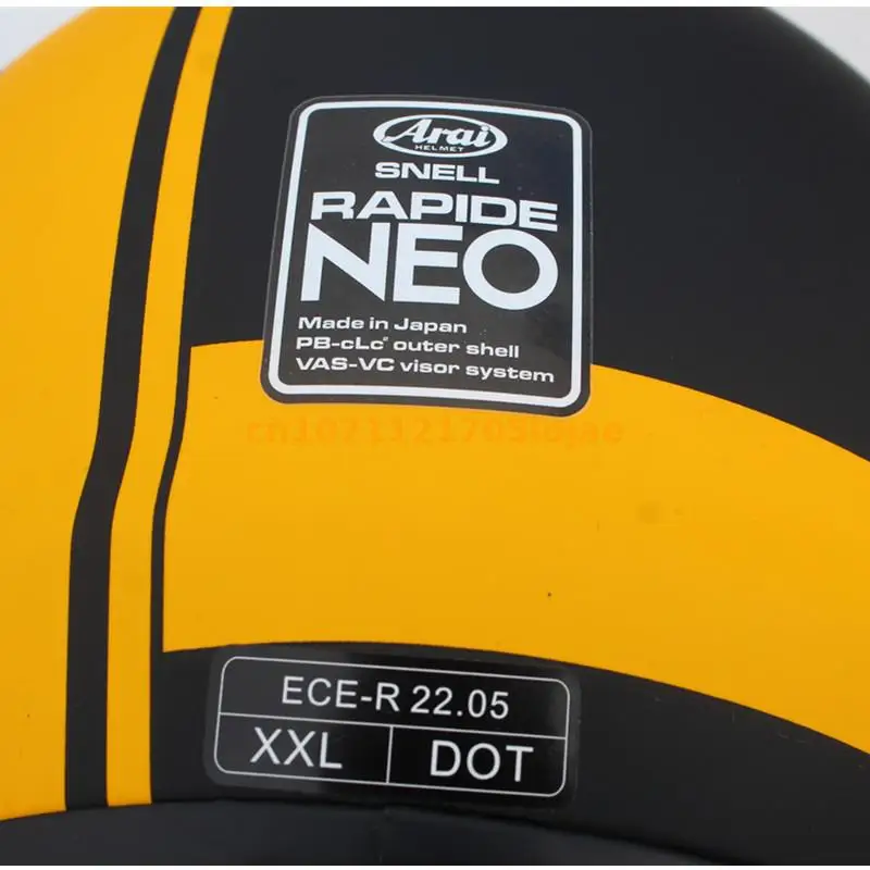 RAPIDE-NEO CAFE RACER классический стиль винтажный Полнолицевой шлем, для Harley мотоциклетной дороги и гоночной защиты шлем черный желтый