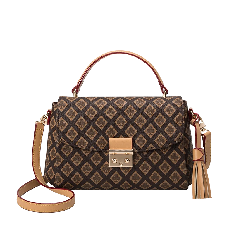

2020 New Womens Bag Luxury Message Bag Leather Handbag Crossbody Shoulder Bag Korean Style Fashion Tassel Envelope Package Purse