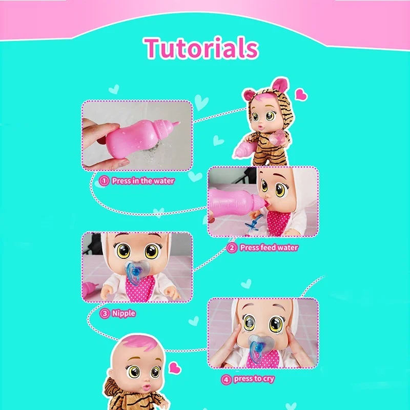 Электрическая кукла-Реборн детская игрушка-Зверюшка единорог силиконовая