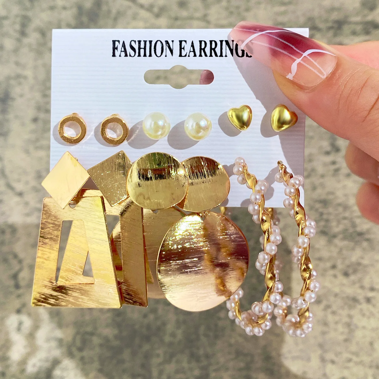 

6 пар жемчужных сережек для женщин и девушек, звено-кольцо, висячие серьги, серьги-кольца, ювелирные изделия в подарок, китайский стиль