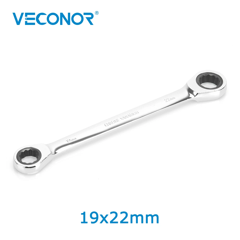 Hrtools профессиональный двойной, 72 т гаечный ключ, двойной усилила ключ 19x22 мм