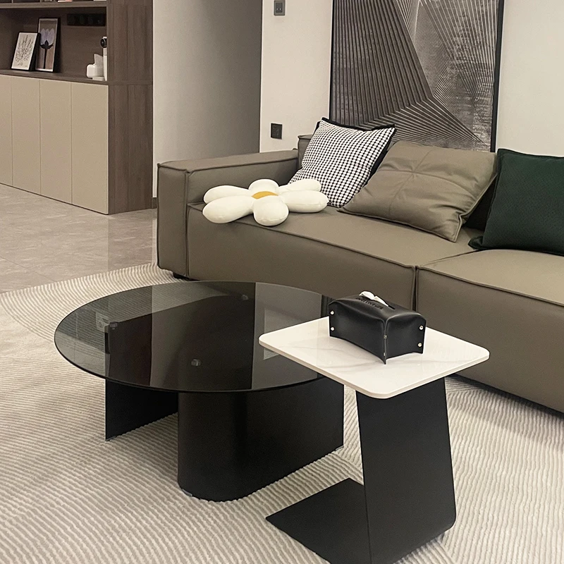 

Modern Round Coffee Tables Living Room Tv Stand Center Salon Library Nordic Balcony Bed Side Table Outdoor Mesa Home Furniture