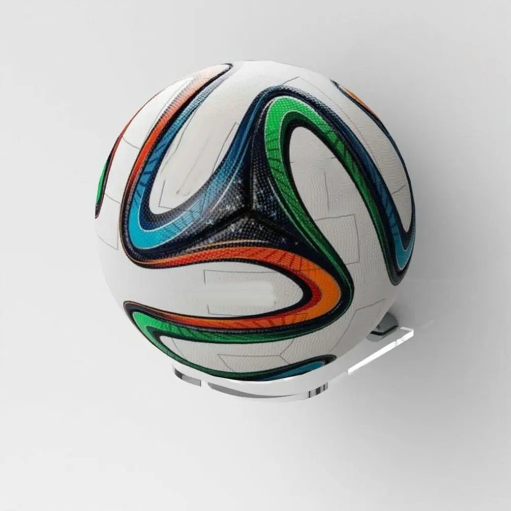 

Acrylic Football Display Stand Wall Mounted Ball Holder Household Signed Autographed Basketball Showing Shelf Home Organizer