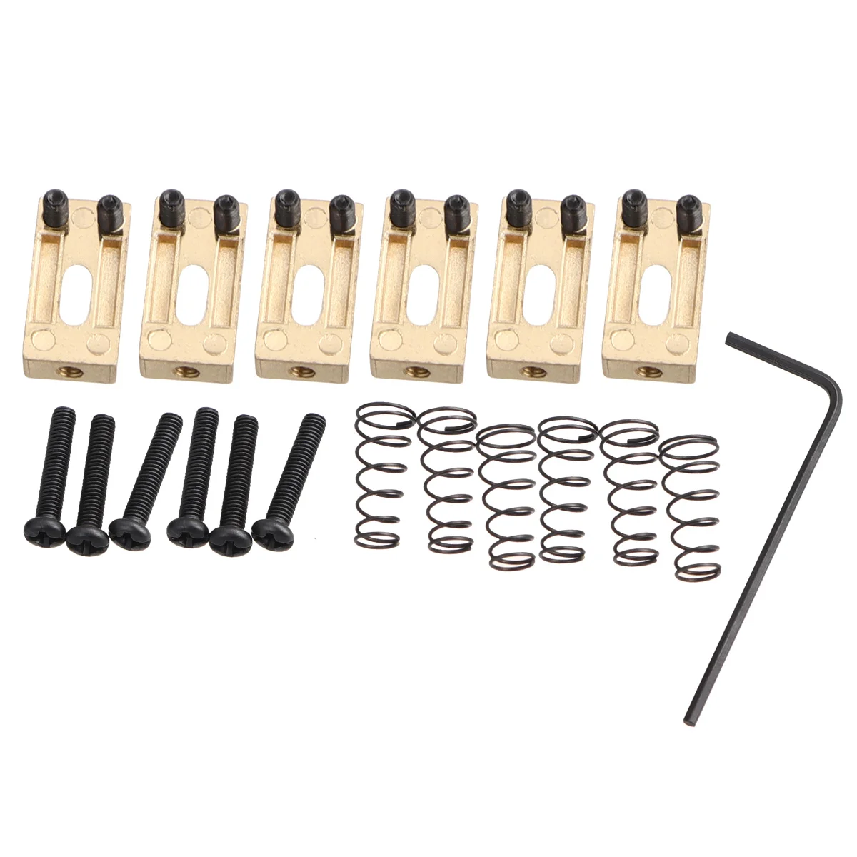 6 шт. седла для моста тремоло электрогитары систерма струн с замком гитары