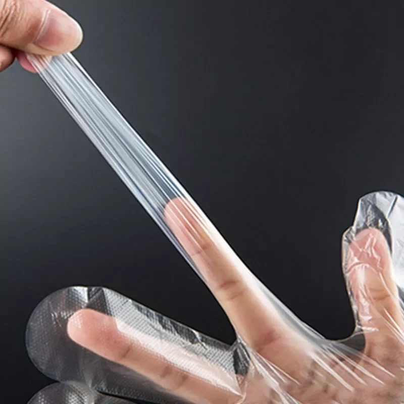

2022New Kitchen Accessories Portable Waterproof Oil Resistant Dish Washing Gloves Transparent PE Disposable Multipurpose Gloves