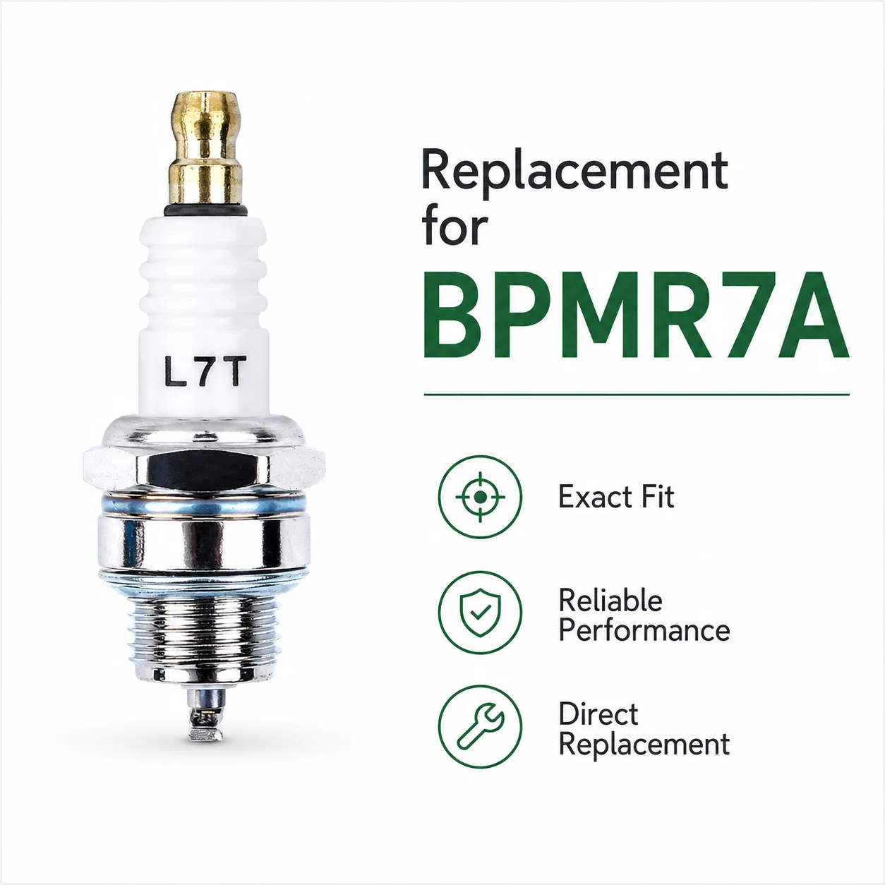 Фото Свечи зажигания NGK BPMR7A L7T для Champion CJ8 RCJ6Y RCJ7Y, для Stihl 017 018 MS170 MS180 MS290 MS310 MS390 029 039, запчасти для бензопил, 3 шт. №2