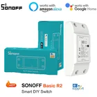 Itead SONOFF Basic R2 мини модуль сделай сам Wi-Fi выключатель света беспроводной APP дистанционный переключатель 220 в умный дом электрические переключатели