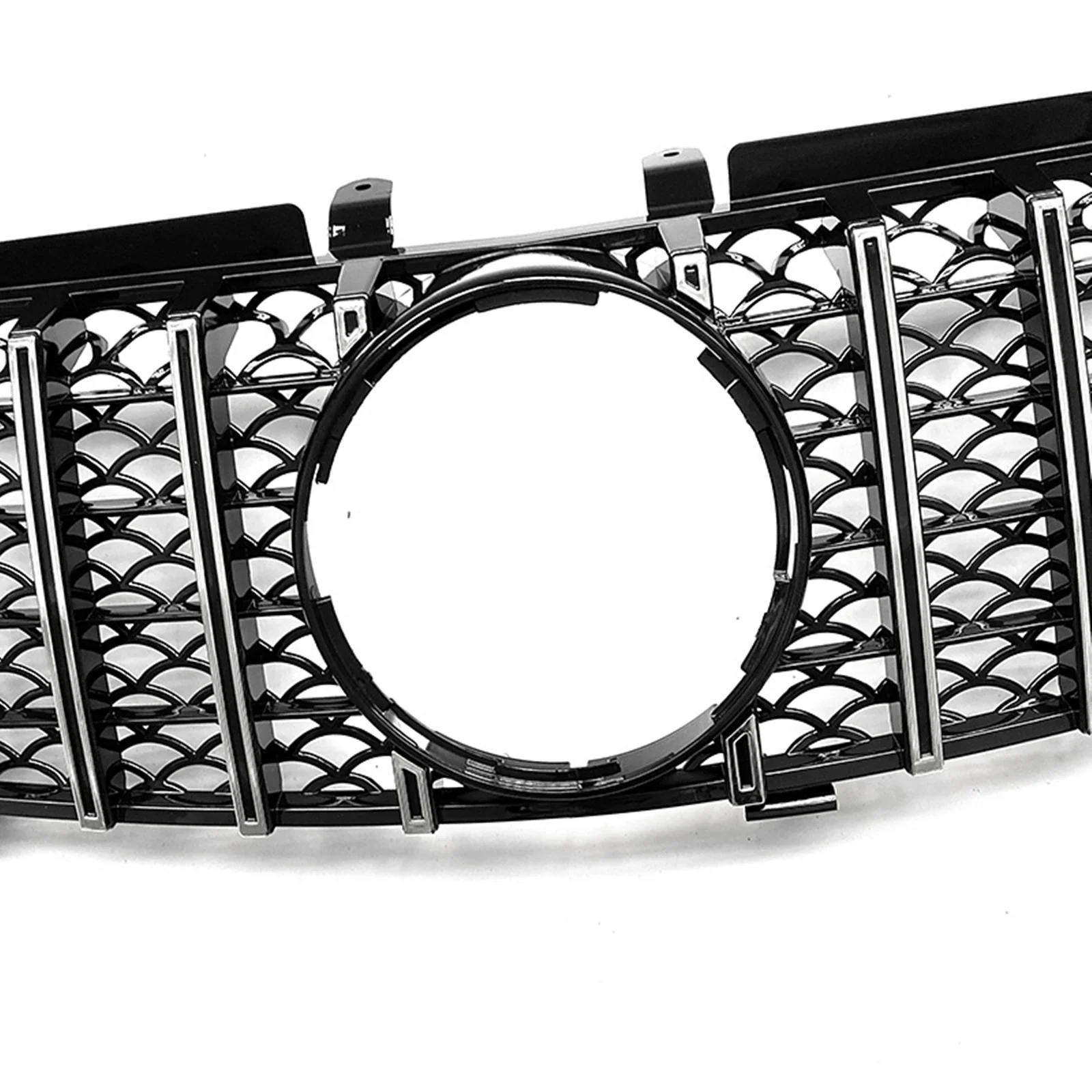 Фото Для Mercedes-Benz ML Class W164 ML320 ML350 ML550 GT 2005-2008 Diamonds Style Решетка переднего бампера Сетчатые решетки Автозапчасти №5
