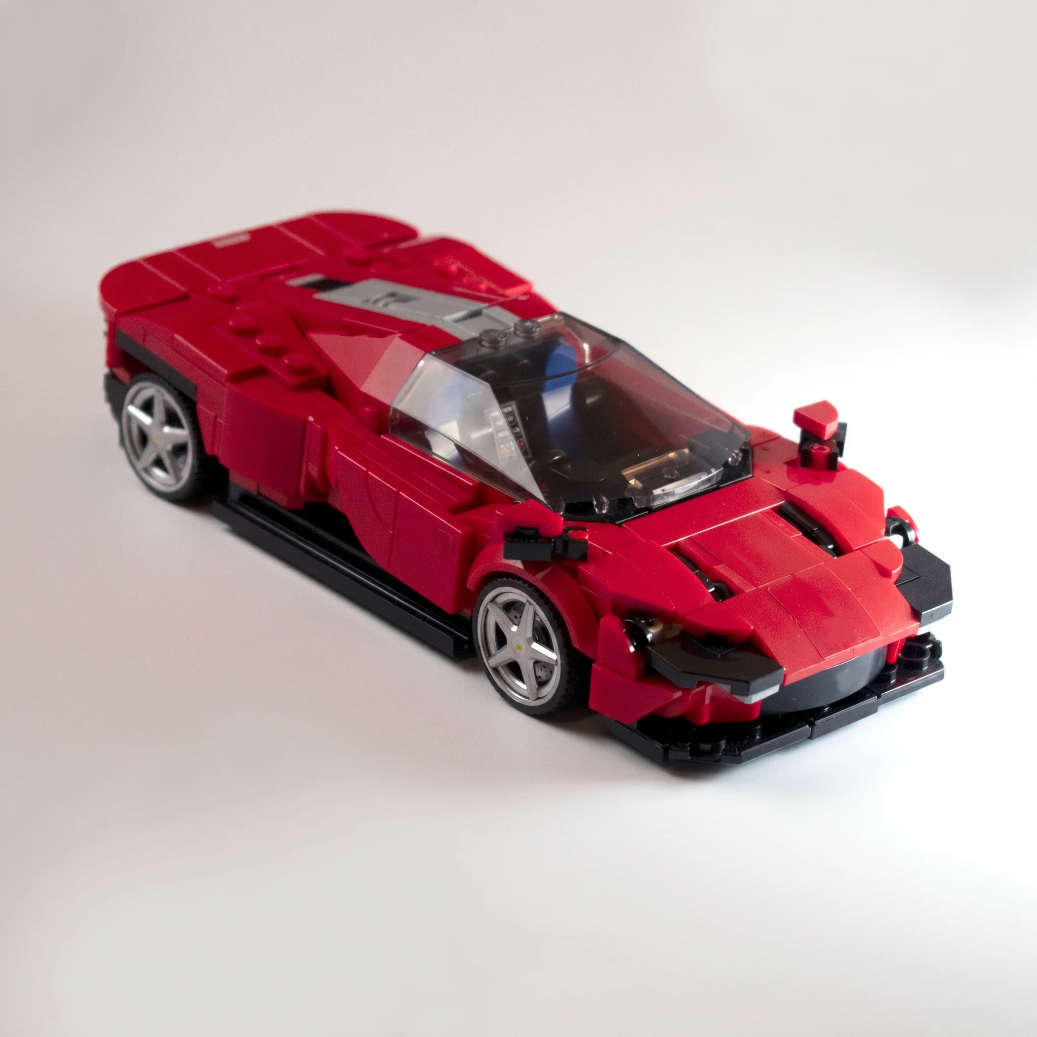 Фото Конструктор PolaDeer 459 деталей MOC: Спортивный автомобиль Daytona SP3 - Красный гоночный чемпион. Сборная модель из строительных блоков. Подарок на день рождения для детей. №2