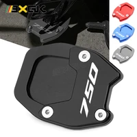 new kickstand enlarger for honda forza 750 forza750 2020 2011 2022 motorcycle cnc foot side stand extension pad support plate