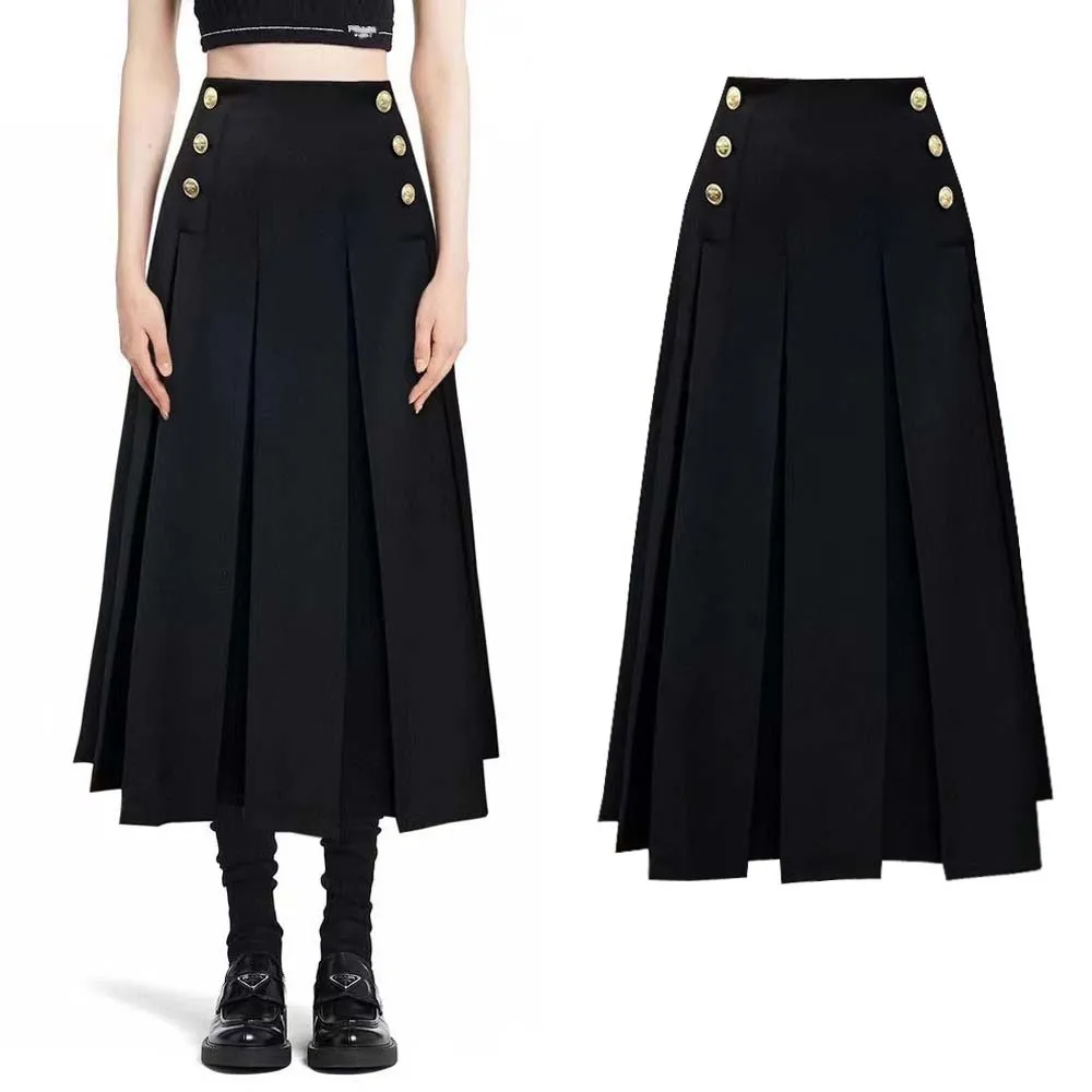 Autumn And Winter 2022 New European And American High End Fashion Fashion Celebrity Versatile Mid Length Women's Skirt