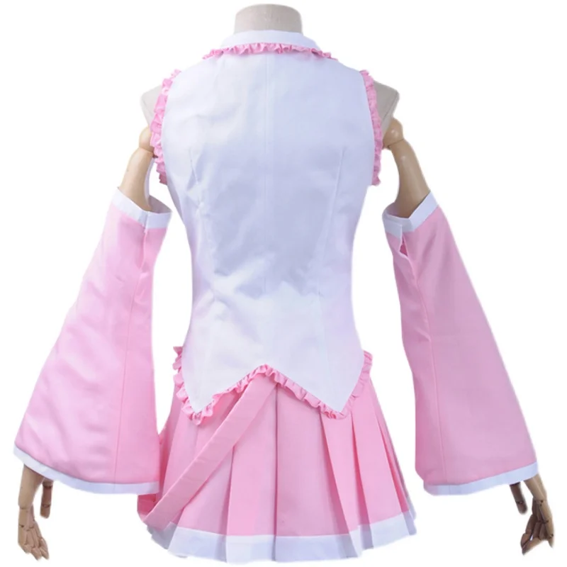Костюм для косплея японского аниме Kawaii Miku розовая фигурка сакуры женское платье